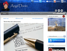 Tablet Screenshot of angelduran.com